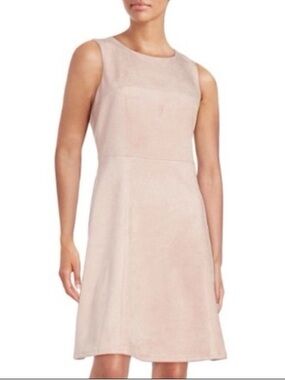 Calvin Klein Sleeveless Dusty Pink A-Line Dress